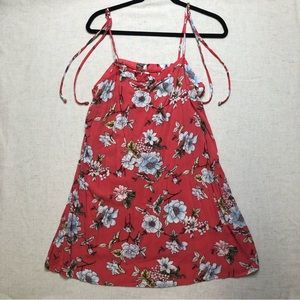 Xhilaration Floral Coral Dress Women’s L